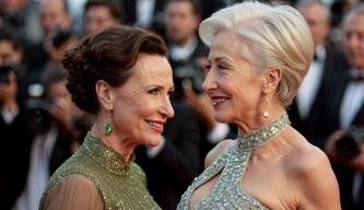 Andie MacDowell und Helen Mirren sorgen gemeinsam auf dem roten Teppich in Cannes für Aufsehen