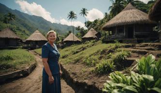Bundesaußenministerin Baerbock besucht versunkenes Dorf Togoru auf Fidschi