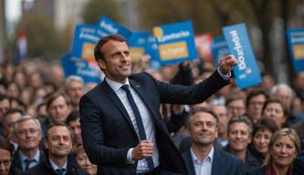 Emmanuel Macron startet in Berlin seine Werbetour für die Europawahl