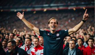 FC Bayern-Fans feiern Thomas Tuchel trotz des Ausscheidens aus der Champions League mit Sprechchören