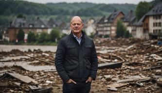 Olaf Scholz besucht Flutgebiet im Saarland