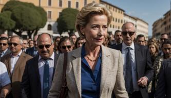 Ursula von der Leyen reist auf EU-Wahlkampftour: Politisches Eis in Rom