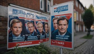 Wahlplakate in mehreren Orten in Brandenburg beschmiert